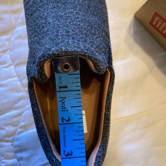 New FitFlop Women's RALLY Felt Slip On Comfort Sneakers Shoes Size 7.5 GREY - Picture 14 of 15